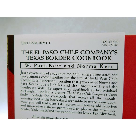 2 NEW The El Paso Chile Company’s Hardcover Cookbooks - W. Park Kerr - Texas - Picture 3 of 13